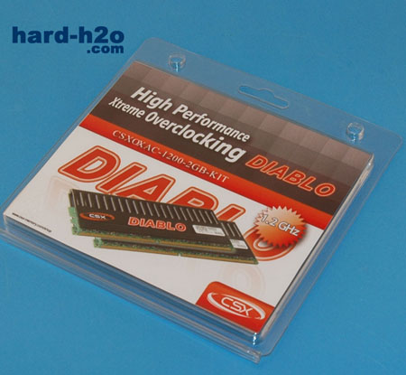 Ampliar Foto Memoria RAM DDR2 CSX Diablo 2x1GB PC6400