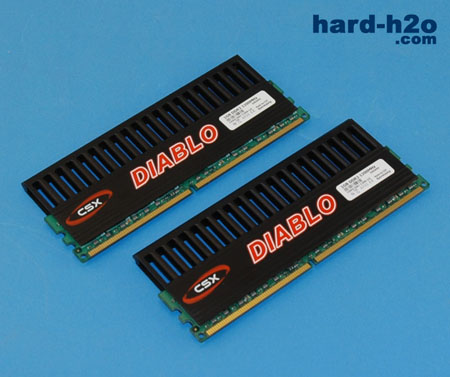 Ampliar Foto Memoria RAM DDR2 CSX Diablo 2x1GB PC6400